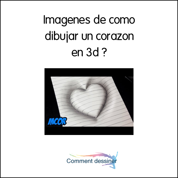 Imagenes de como dibujar un corazon en 3d